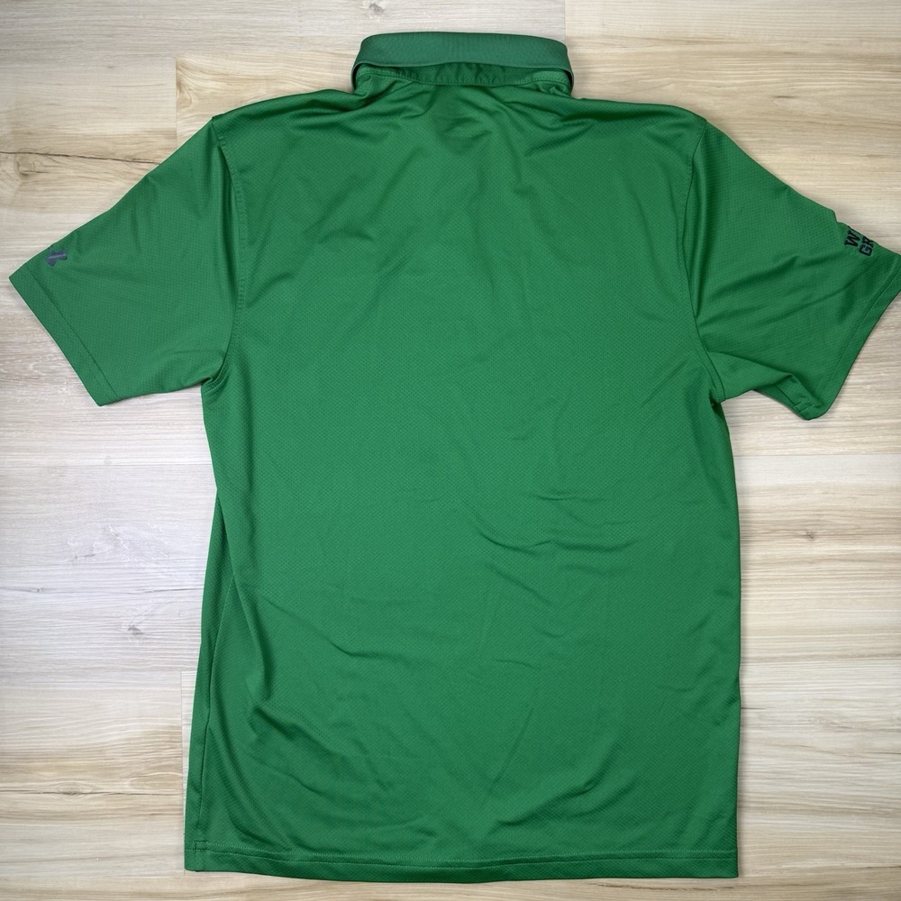 Under Armour Notre Dame Fighting Irish Performance Golf Polo Shirt Geen Mens S - Picture 8 of 8